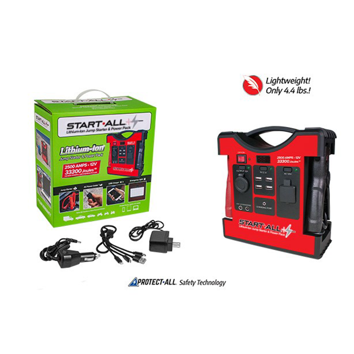 Goodall Manufacturing Jump Starter 2,500A 33300 Joules 5S 12V Lithium-Ion