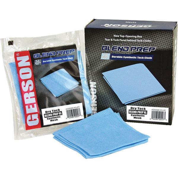 Gerson 020008C Blend Prep Tack Cloth Blue 18 x 9 Inches Low Tack Synthetic