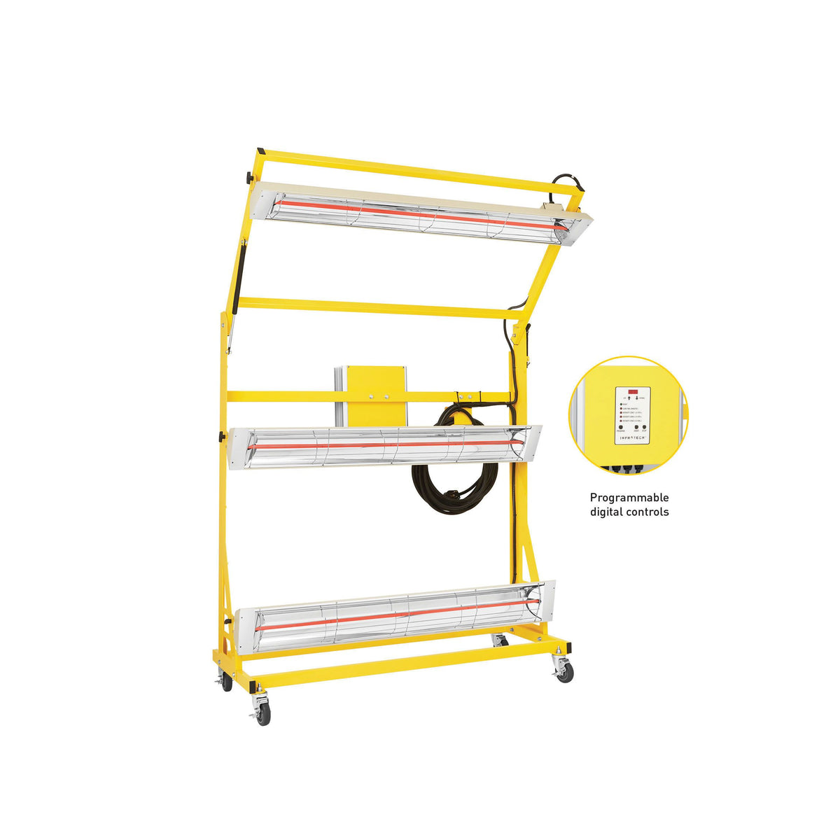 Infratech 14-1100 Infrared Curing Equipment 9000W with Three-Zone Controls, Six by Eight Foot