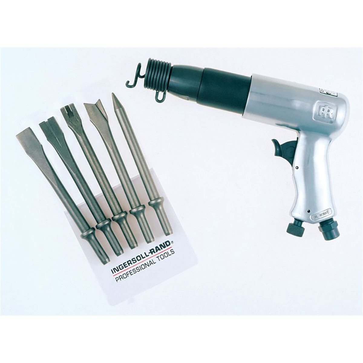 Ingersoll Rand 117K Air Hammer with Chisels, 2000 BPM Power Regulator and Heat-Treated Piston