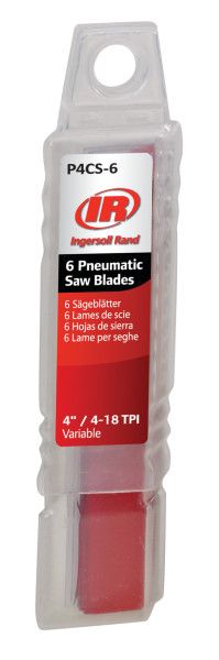 Ingersoll Rand P4CS-6 Straight Back Shank Saw Blade, Coarse Tooth Profile for Wood and Non-Ferrous