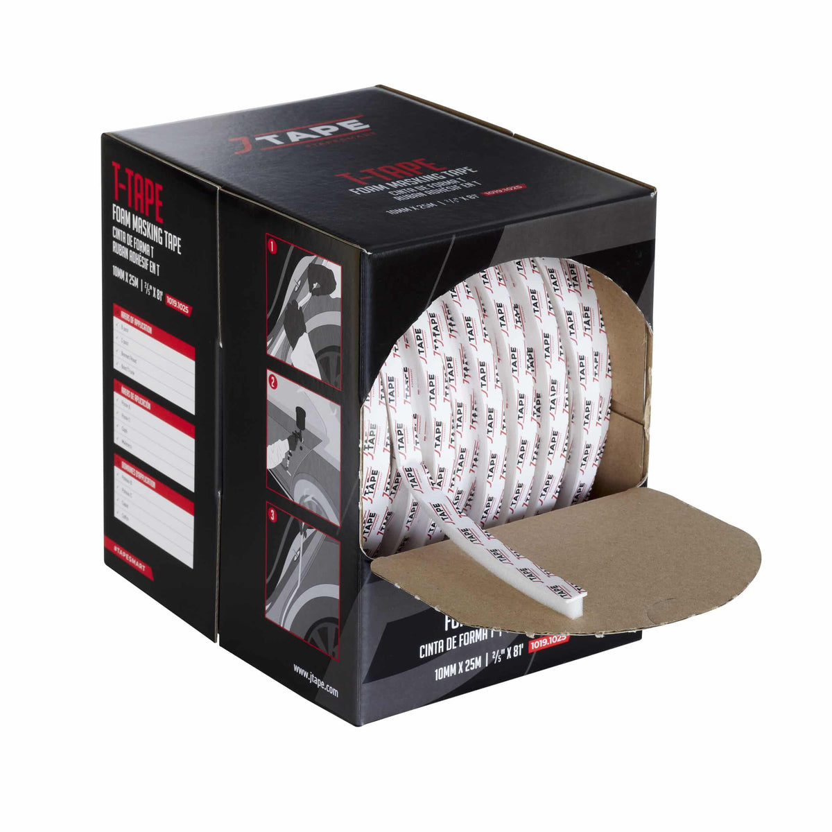 JTAPE Unlimited T-Tape Foam Tape 2/5" x 81' - Part 10191025