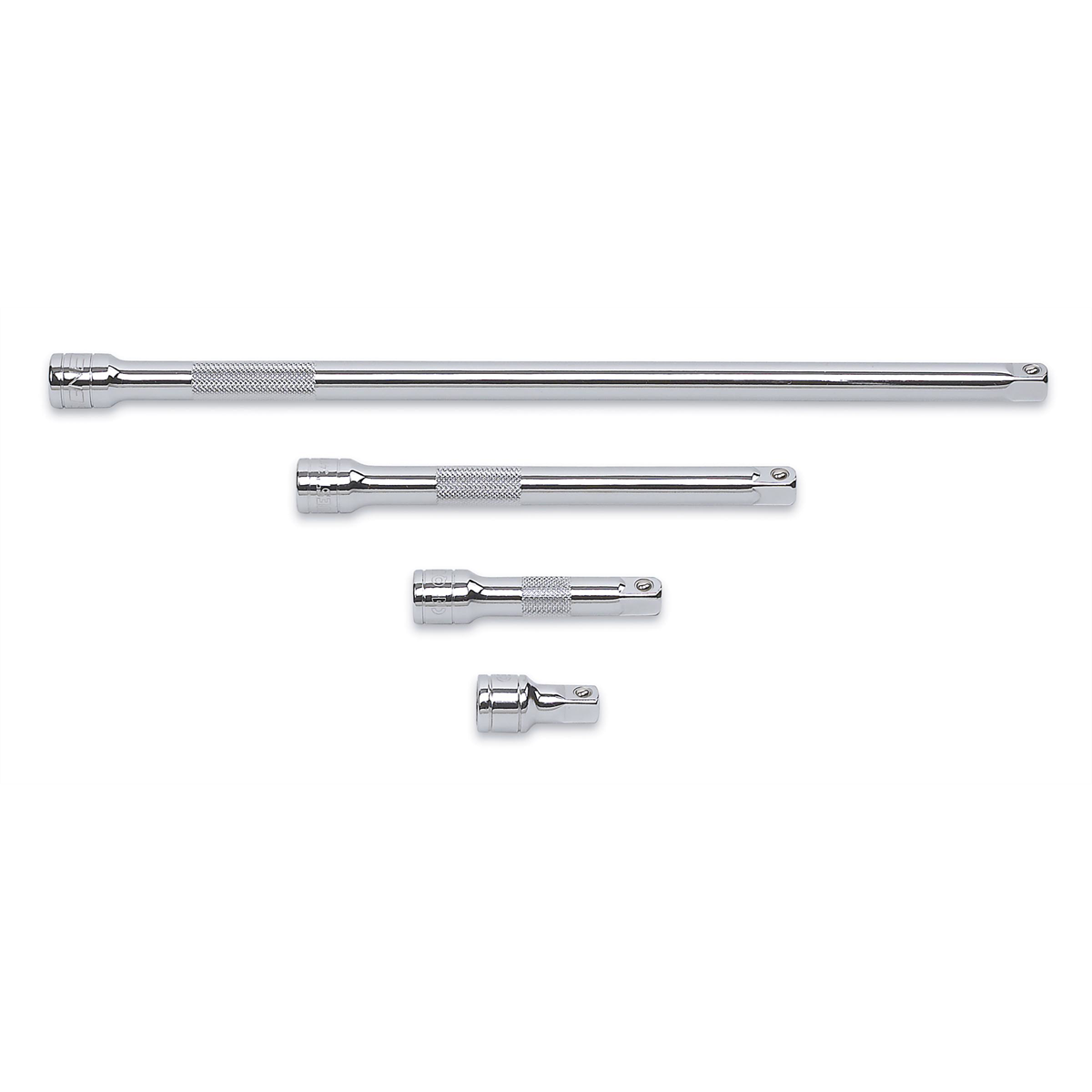 Gearwrench 81200D 4-Piece 3/8-Inch Drive Extension Set - 1-1/2, 3, 6, 12 Inch