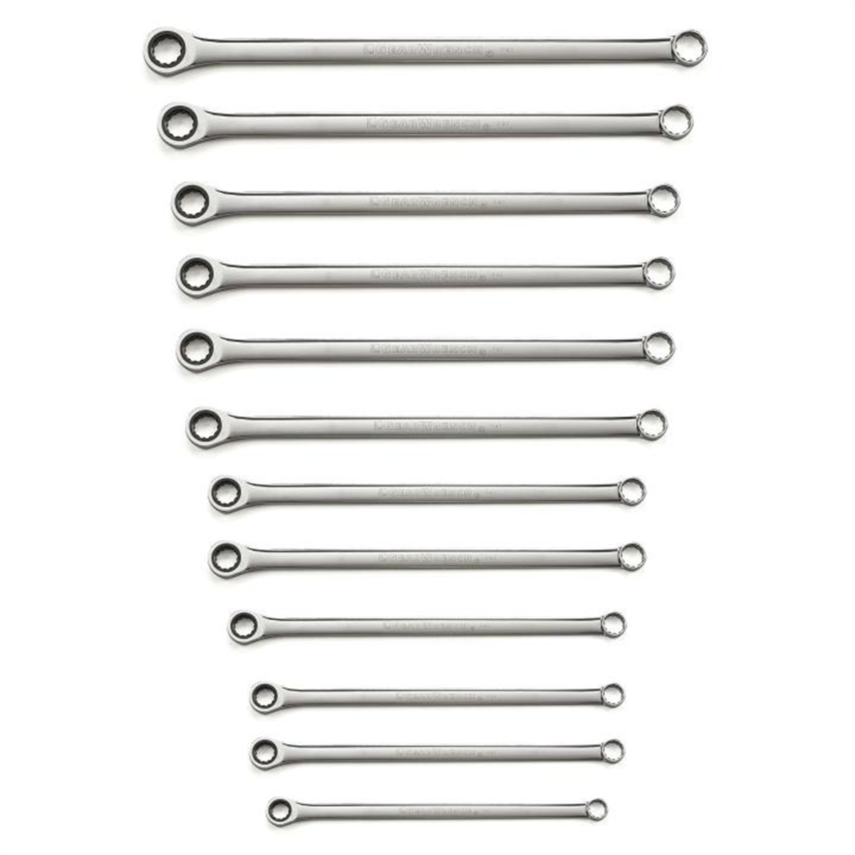 Gearwrench 85988 12-Piece Metric XL Gearbox Ratcheting Wrench Set with Carrying Case