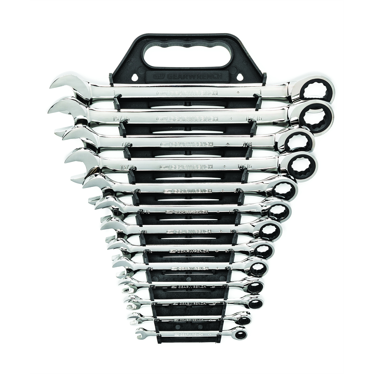 Gearwrench 9312 13 Piece Ratcheting Combination SAE Wrench Set