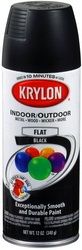 Krylon Decorator Paint 5546 Flat Black 12‑oz Aerosol