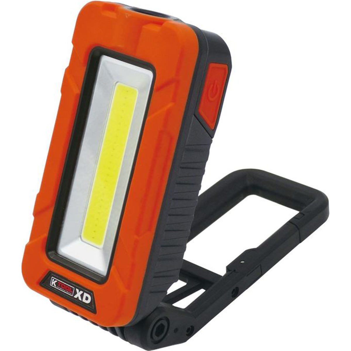 K Tool International Work Light 73334XD 1100 Lumen, Foldable Magnetic Leg, Clip Option, Rechargeable
