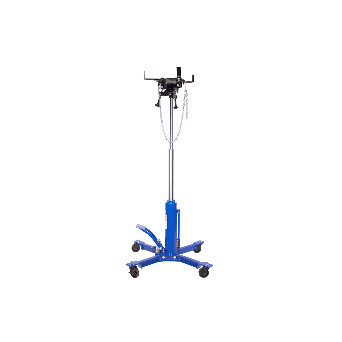 K Tool International 1000 lb Under-Hoist Jack Model XD63505 with Two-Stage Telescopic Lift and
