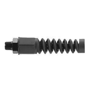 Legacy Flexzilla Reusable Fitting 1/4 in MNPT to 1/4 in Barb Anodized Aluminum RP900250