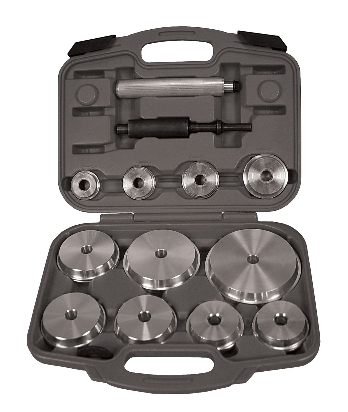LISLE 12800 Master Pneumatic Bearing Race Driver Set with Hammer and Pneumatic Handles