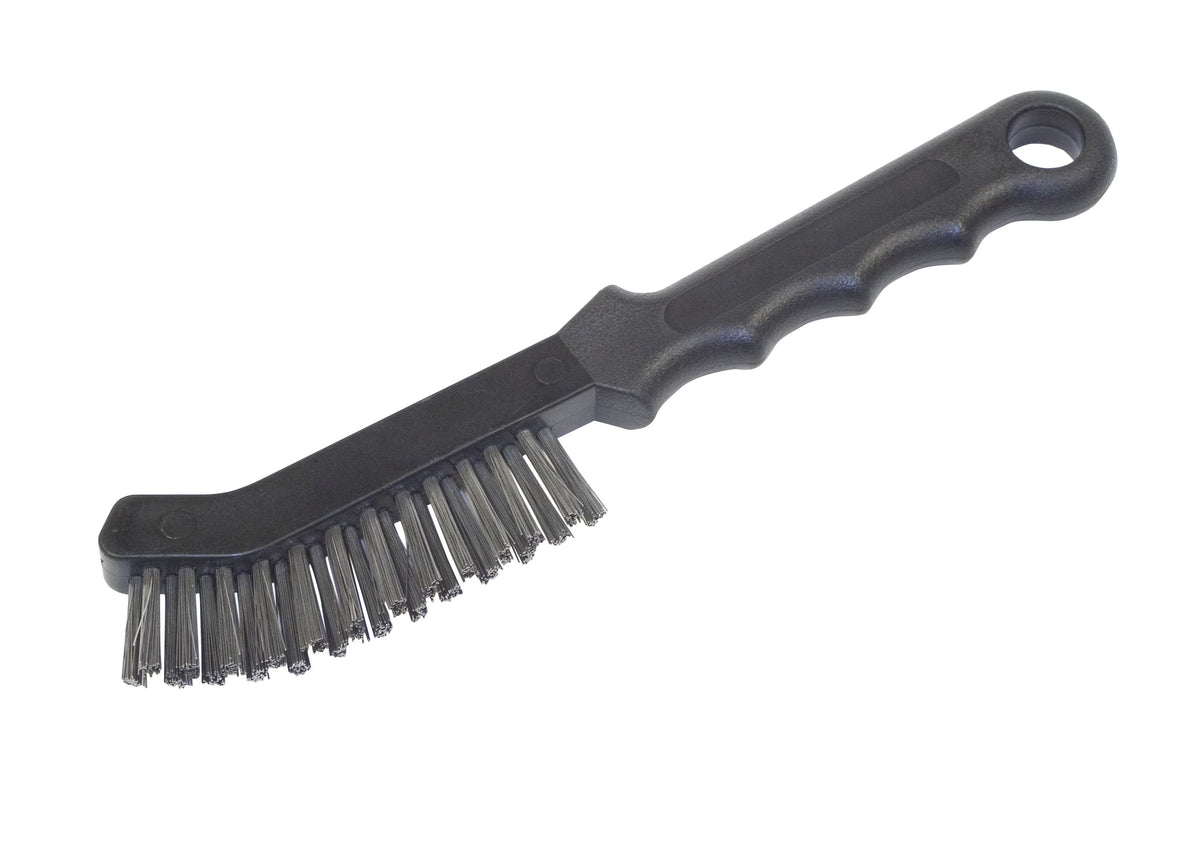 Lisle Brake Caliper Brush 13410, Steel Wire, Angled Head for Rust and Dust Removal