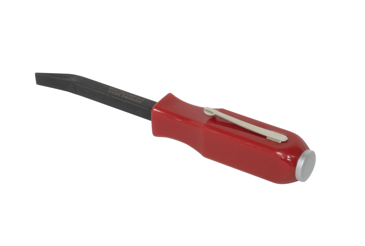 LISLE 1/4-in Pry Bar with Strike 35100 5-in Length Pocket Clip