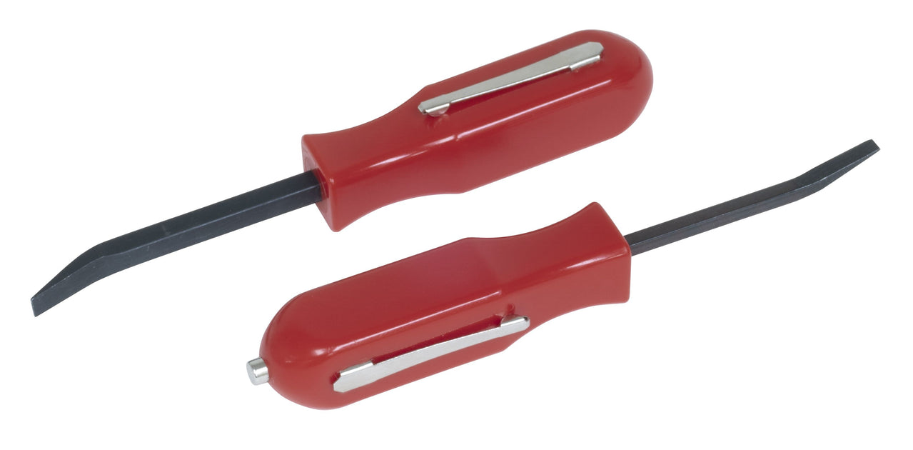 Lisle Pocket Pry Bars 35170 - 2-piece set with 1/8" magnetized bar and 3/16" bar for interior work