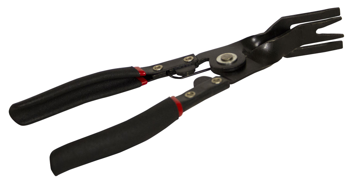 LISLE Panel Clip Pliers 42480 Spring-Loaded with Tapered Forked End for Door Clips