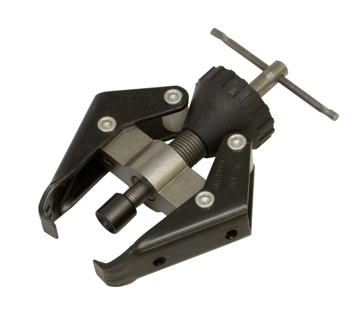 Lisle Battery Terminal and Wiper Arm Puller 54150 with cone and spline-fitting pad