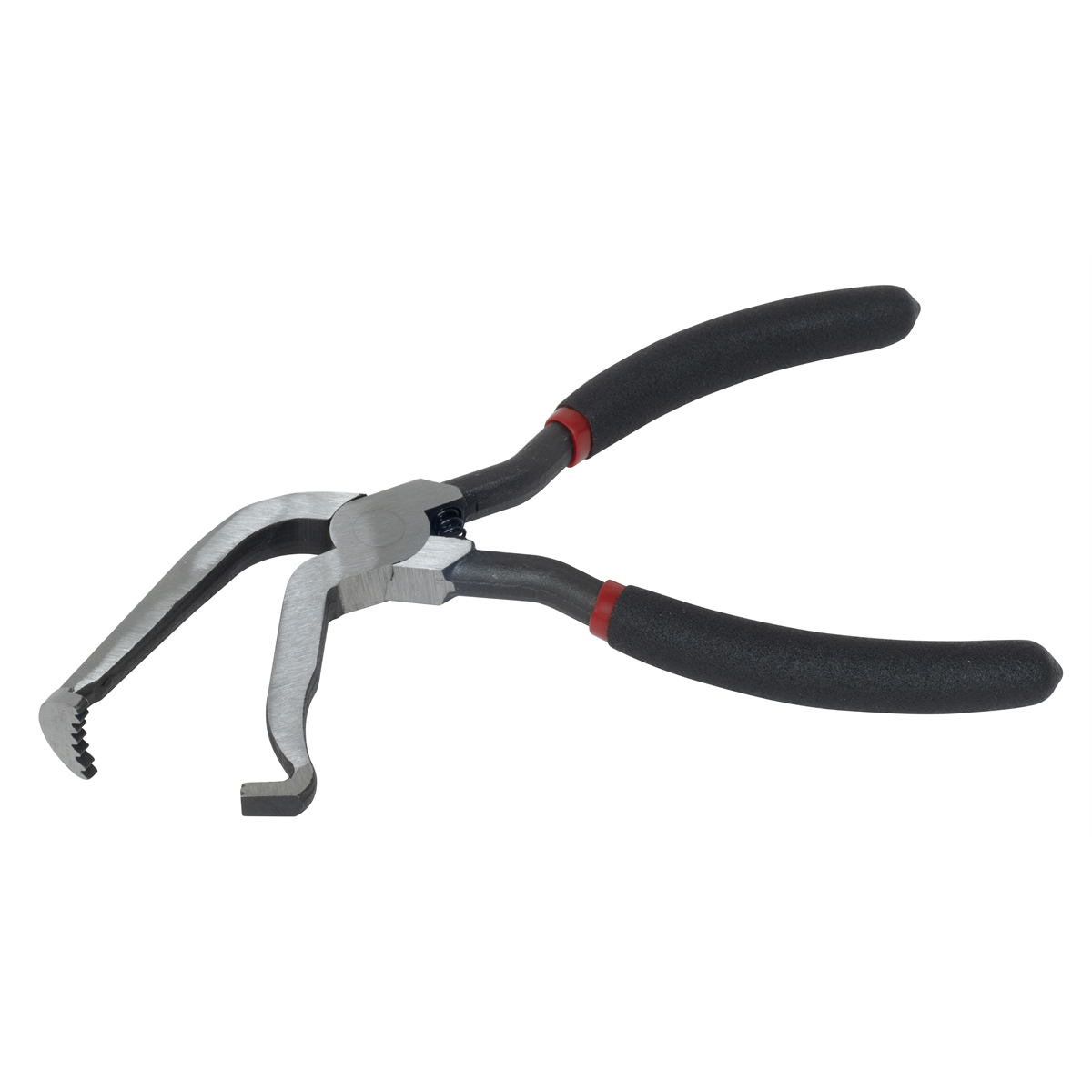 LISLE 37980 Electrical Disconnect Pliers 60° – angled tips, dual durometer grips, one‑hand