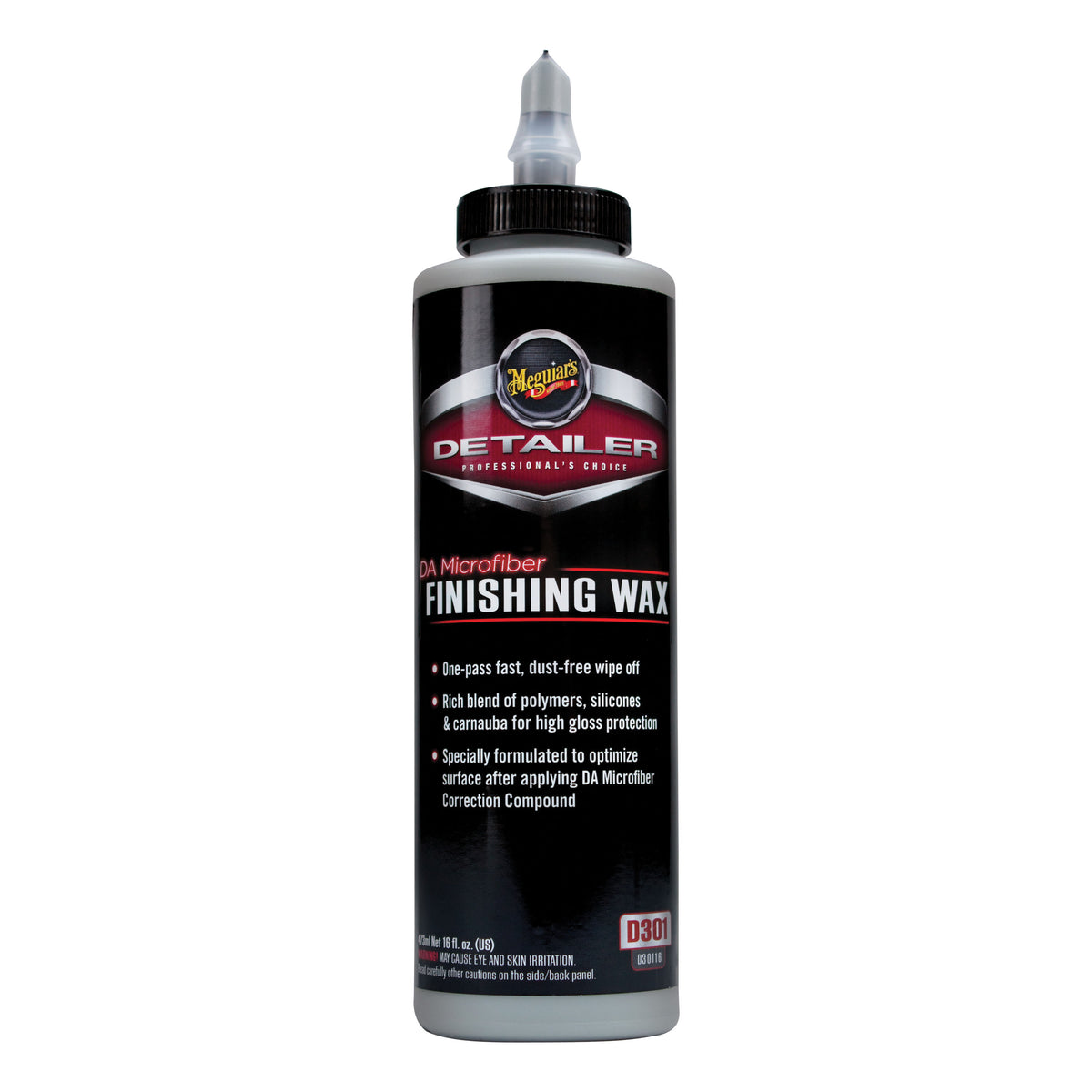 Meguiar's Detailer D30116 Finishing Wax, 16 oz Bottle, High Gloss, Blue/Gray, Liquid