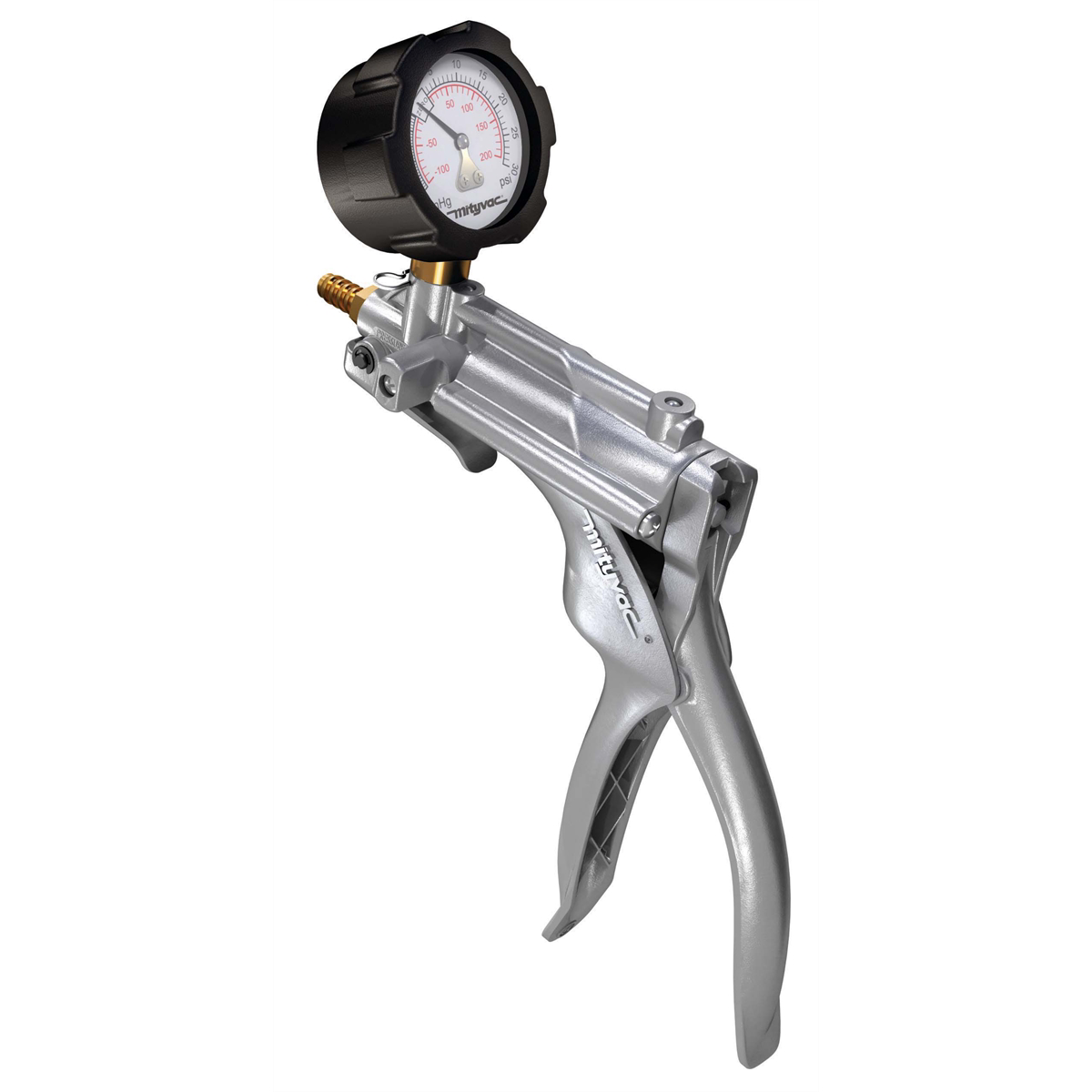 Mighty VAC Silverline Vacuum/Pressure Pump MV8510 Dual-Gauge Zinc-Aluminum Hand Pump