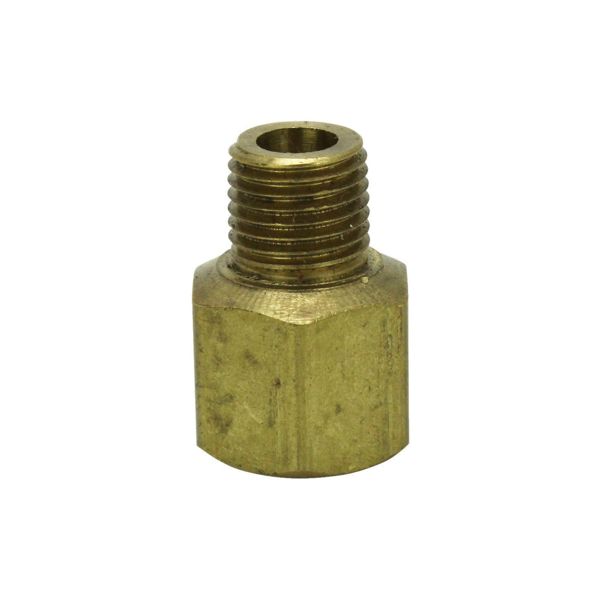 Milton 653-2 Brass Adapter Bushing Female 3/8" x Male 1/4", pipe size reduction for hoses