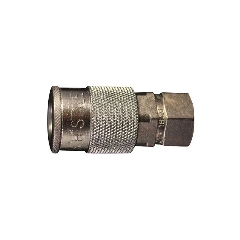 Milton 1833 H-Style Coupler 1/4 FNPT Steel, 300 psi, Part 1833