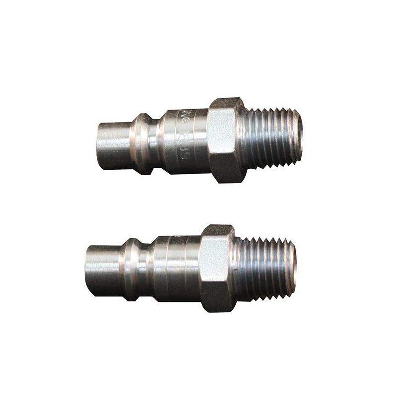 Milton 1839 H-Style Quick-Connect Plug 1/4 MNPT Steel, 67 scfm, 300 psi