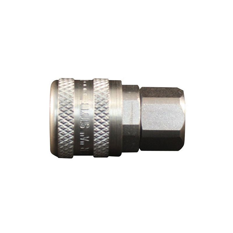 Milton A-Style Coupler S-775 1/4 in FNPT Steel