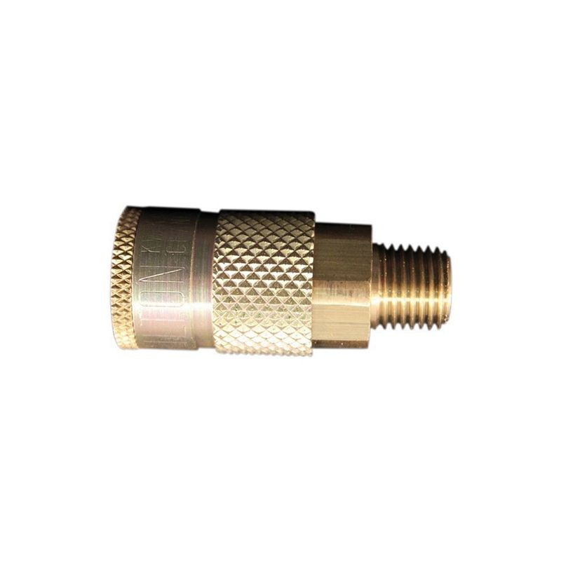 Milton T-Style Quick-Connect Coupler MNPT Brass, 40 scfm Flow, Part S-786