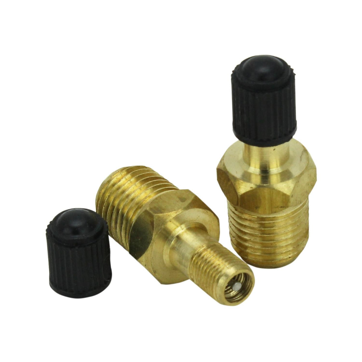 Milton S-684-4 1/4" NPT Tank Valve, 2-Card Pack, Leak-Proof Design for Compressor Tanks