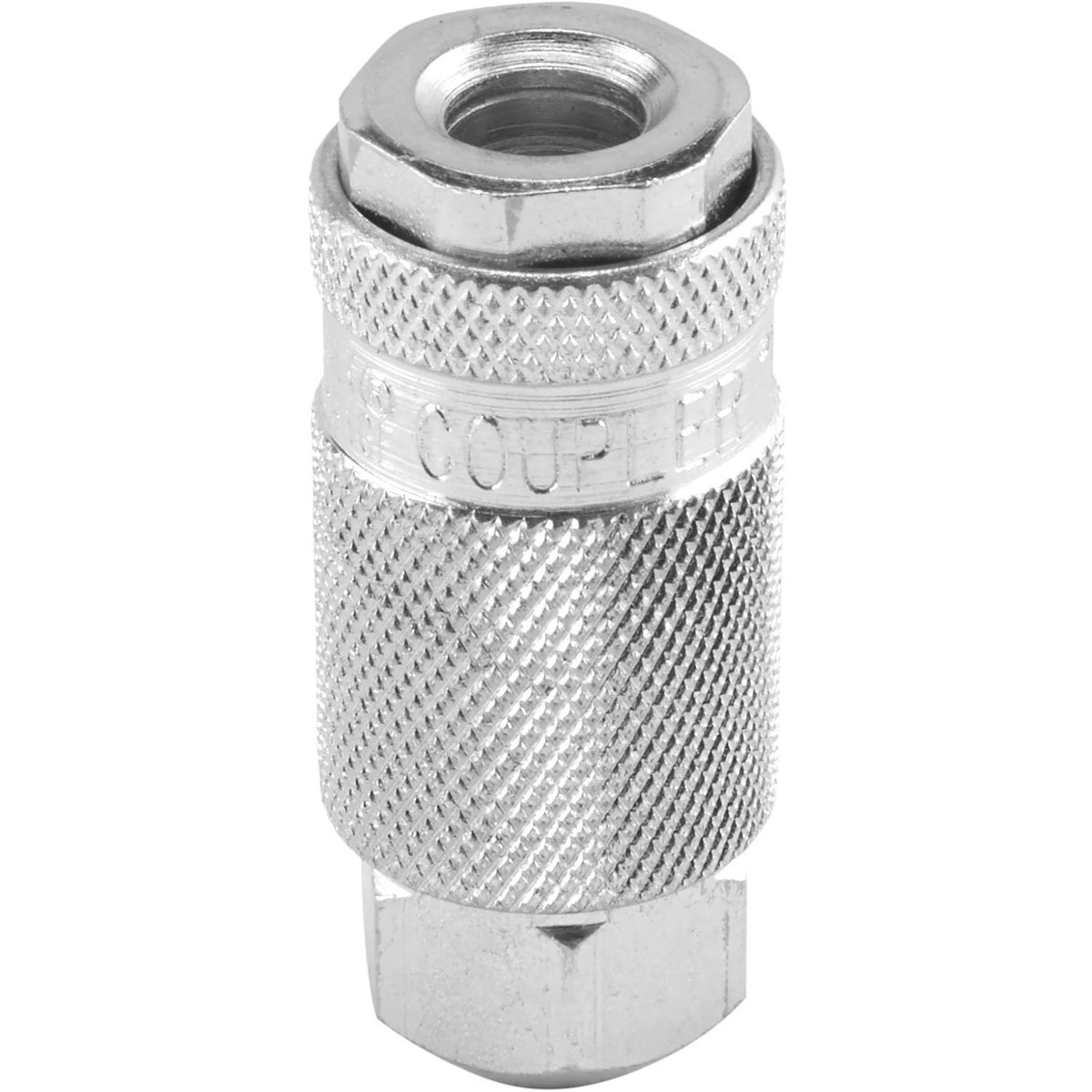 Milton L-Style Coupler 1/4 in FNPT Steel, 32 scfm Flow, Part S-790