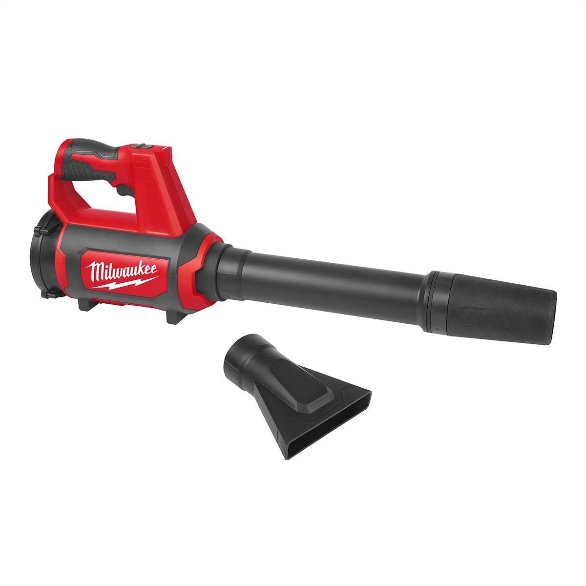 Milwaukee Tools Compact Spot Blower 0852-20 with two nozzles delivering 175 CFM for efficient