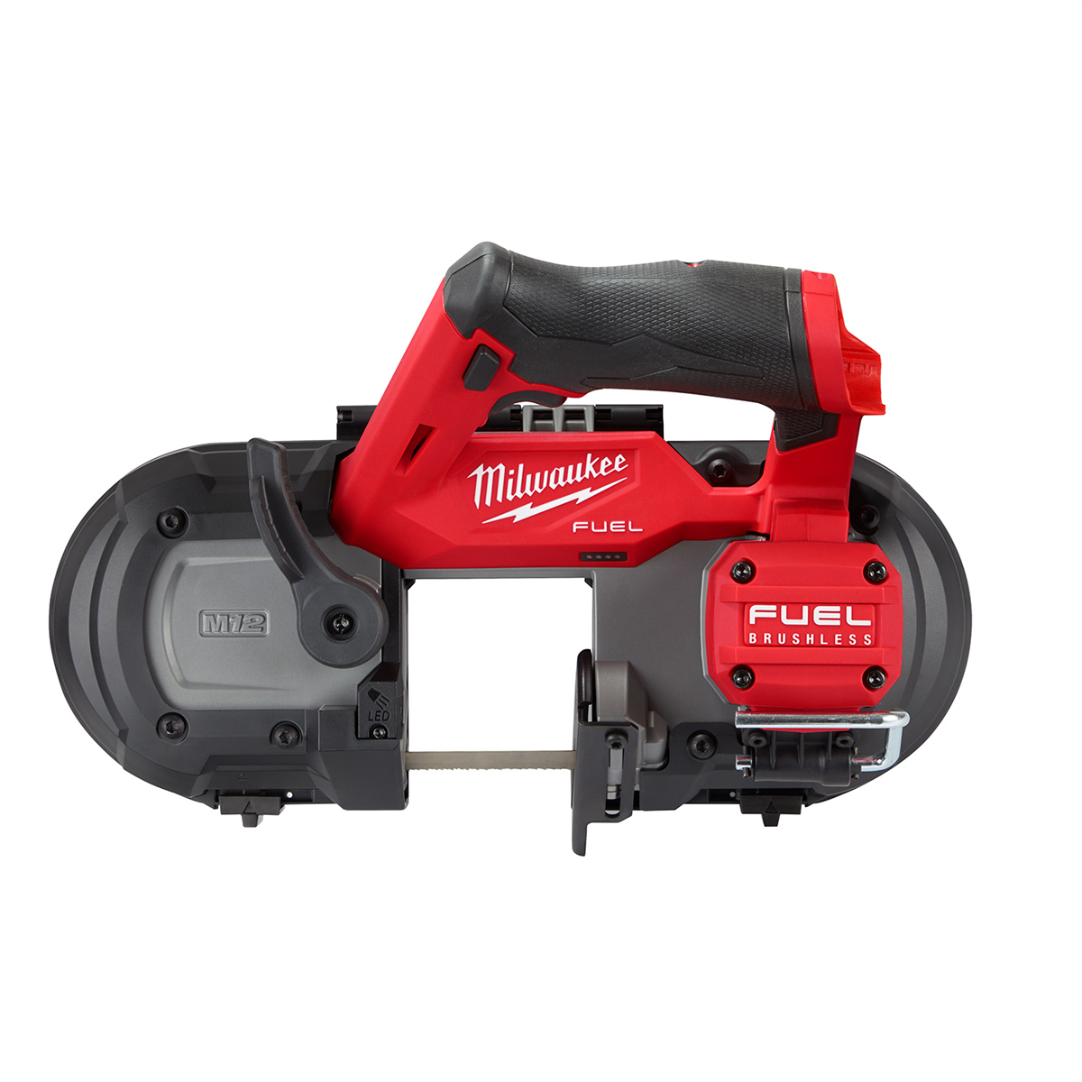 Milwaukee Tools M12 Fuel Compact Band Saw 2529-20 with 2-1/2" x 2-1/2" Cut Capacity, Six Pound