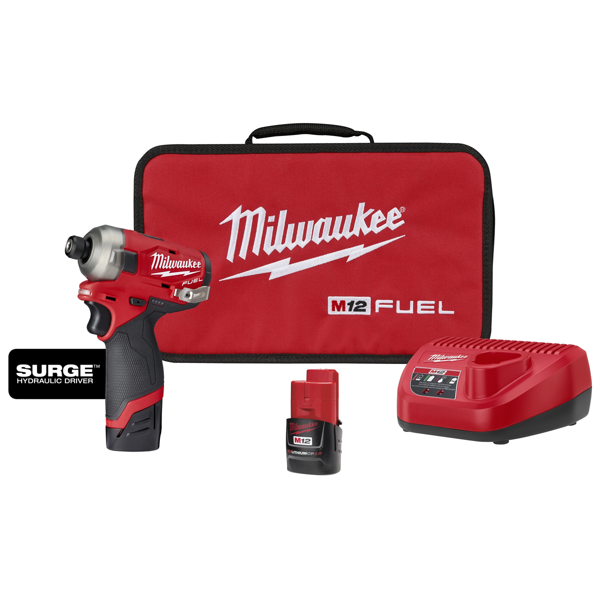 Milwaukee M12 Fuel Surge 1/4" Hex Hydraulic Driver 2551-22