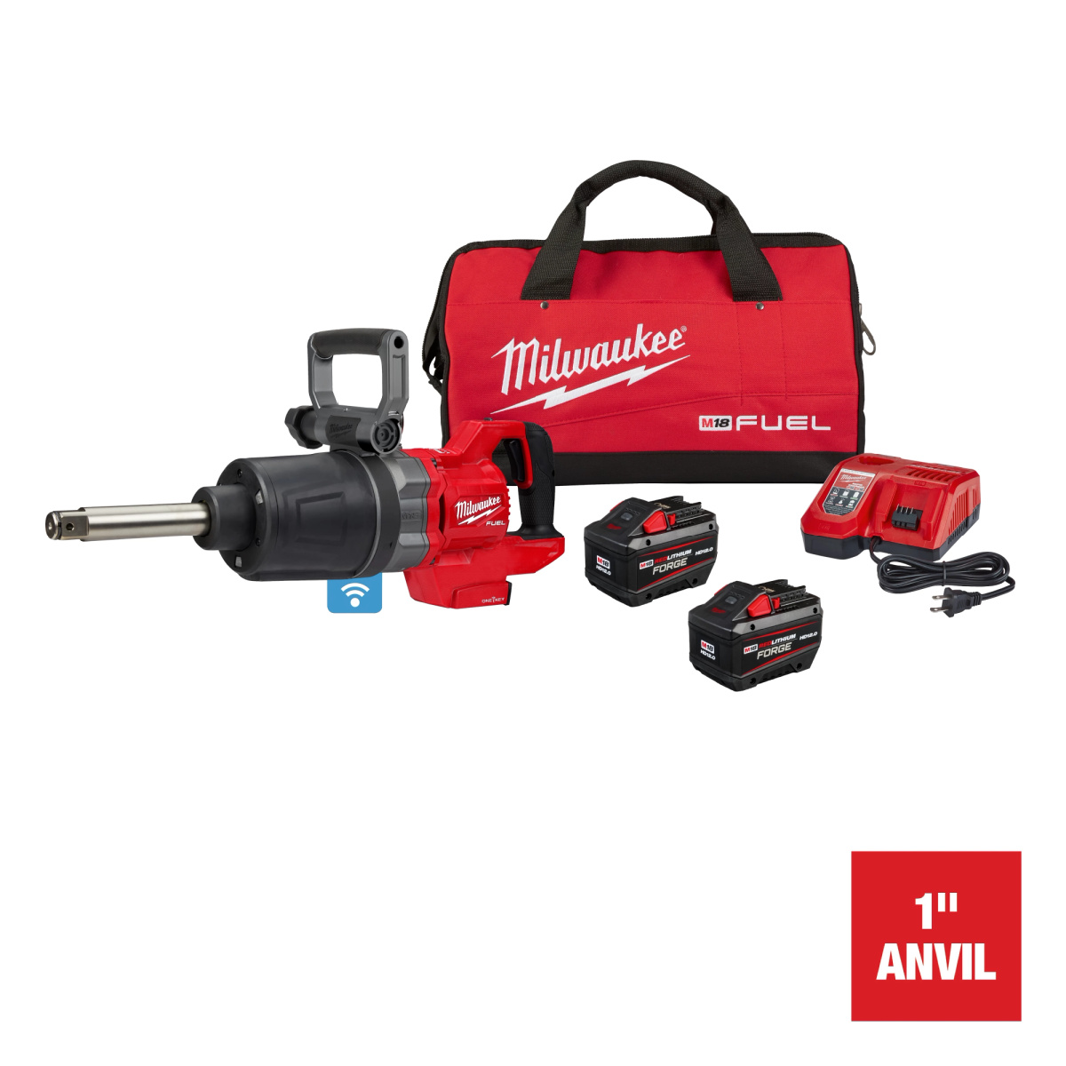 Milwaukee 1 in D-Handle Extension Anvil Impact Wrench 2869-22HD