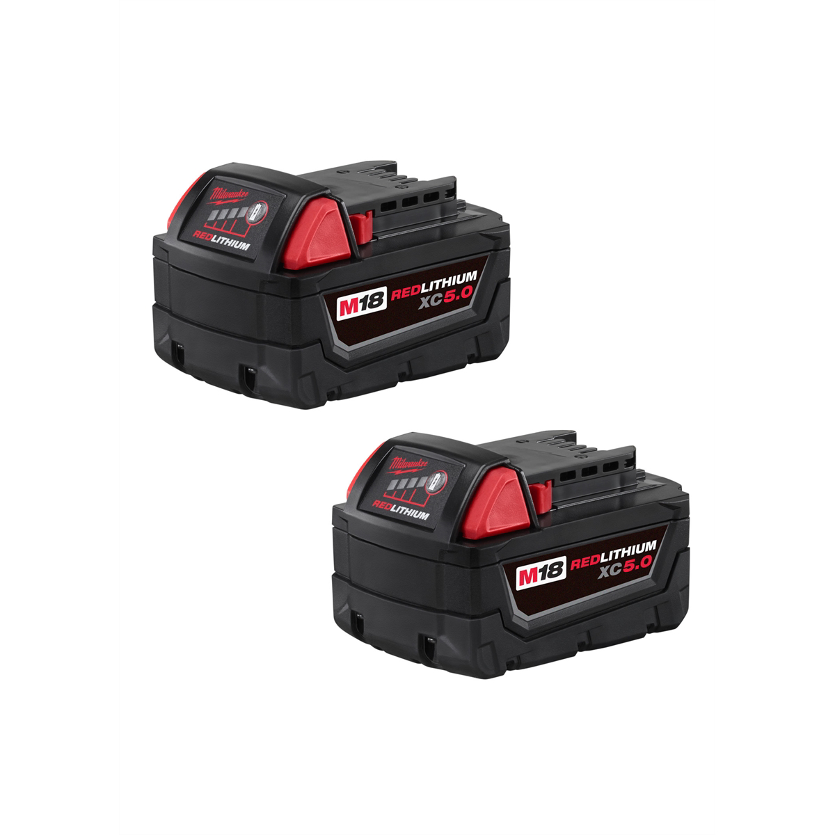 Milwaukee Tools M18 REDLITHIUM XC5.0 Two-Pack Battery 48-11-1852