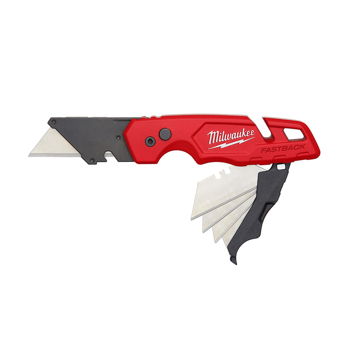 Milwaukee Tools Fastback Folding Knife 48-22-1502 with Blade Storage and Wire Stripper