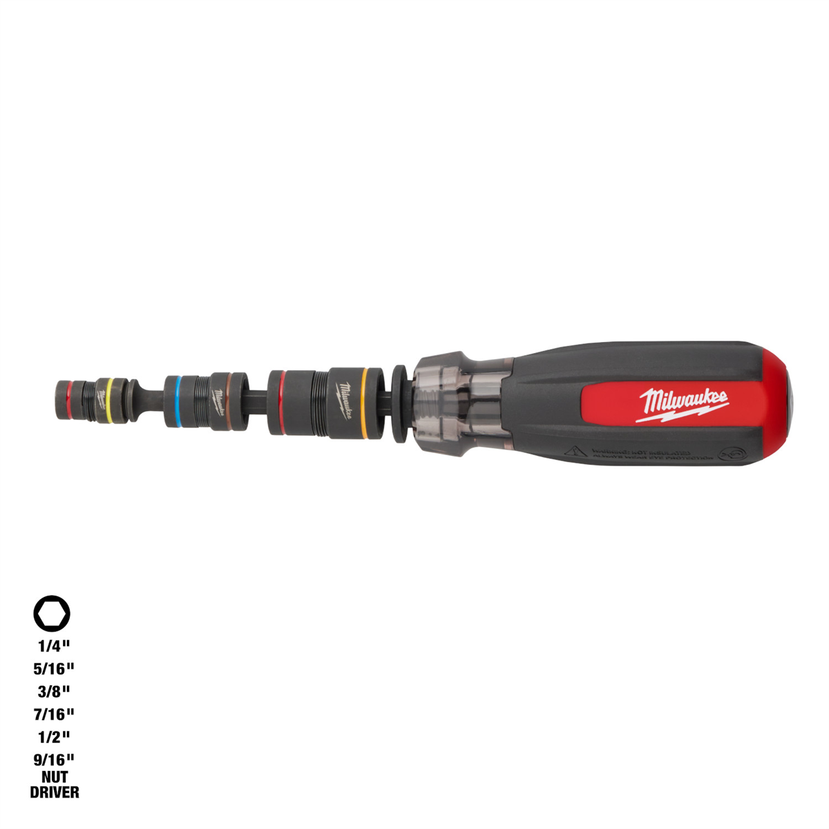 Milwaukee Tools Multi-Nut Driver with SHOCKWAVE Impact Duty 48-22-2921, magnetic nut drivers
