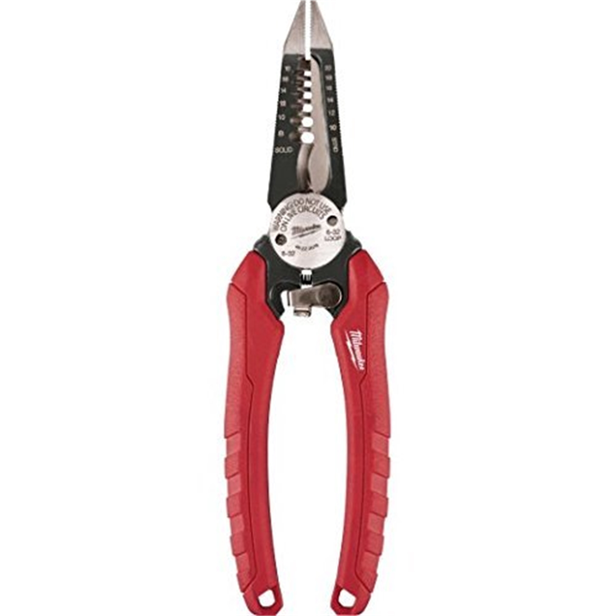 Milwaukee Tools 6-in-1 Combination Wire Pliers, Model 48-22-3079, Forged Alloy Steel, Reaming Head