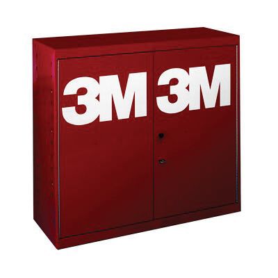 3M 2500 Abrasive Organizer 31 in L x 33 in W x 31 in H Steel Red