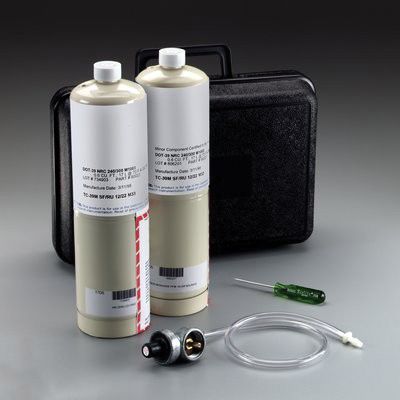 3M 529-04-49 Calibration Kit with Zero and Span Gas Cylinders, Valve and Carry Case