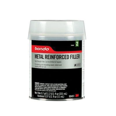 Bondo 90451 Metal Reinforced Filler 0.7 pt Can Green