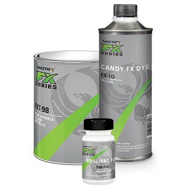 Matrix FXT-2405LV-Q01 Mixing Toner 1 qt - Aluminum Orange for high-performance basecoats