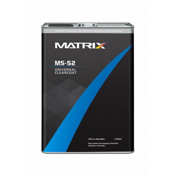 Matrix MS-52-Q01 Universal Urethane Clearcoat, 1 qt Can, 30.7 g/L VOC, 4:1 Mix