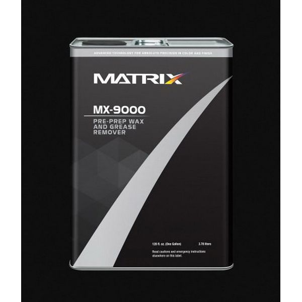 Matrix Systems MX-9000-G01 Pre-Prep Wax and Grease Remover 1 Gallon Can Liquid