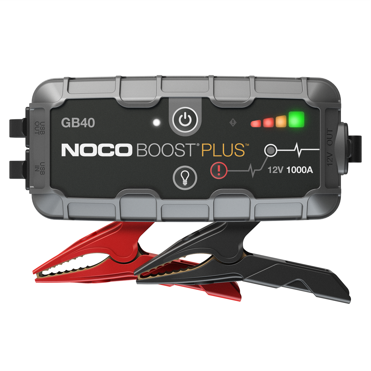 NOCO GB40 1000 Amp Lithium Jump Starter, 100 Lumens Flashlight, USB Power for Phones