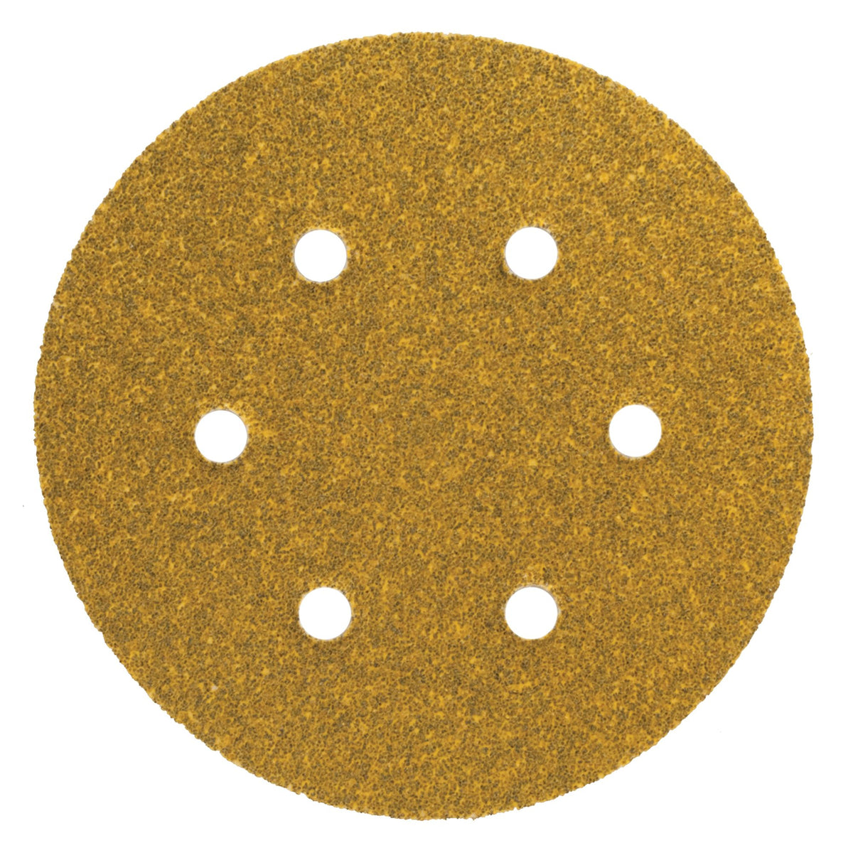 Norton 34791 Gold Reserve A296 6 in Vacuum Sanding Disc, P220 Grit Aluminum Oxide, Hook-and-Loop