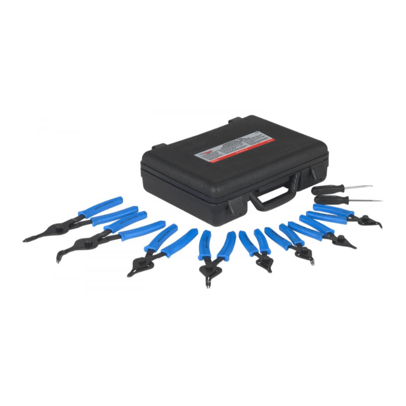 OTC 4512 10-Piece Snap Ring Plier Set with Internal/External Conversion