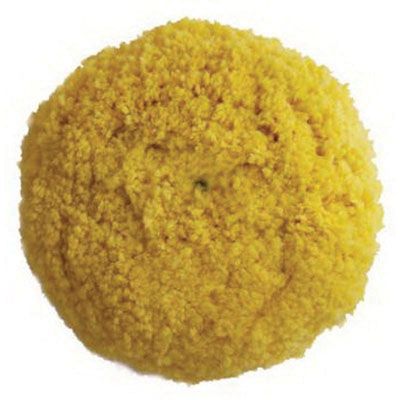 Presta Double Sided Medium Cutting Pad 810074 9 in Yellow Wool Screw-On