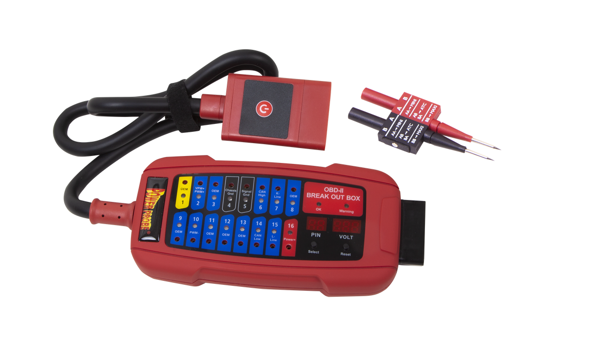 Power Probe Diagnostic Tools Power Probe Obd Ii Break Out Box Ppecb