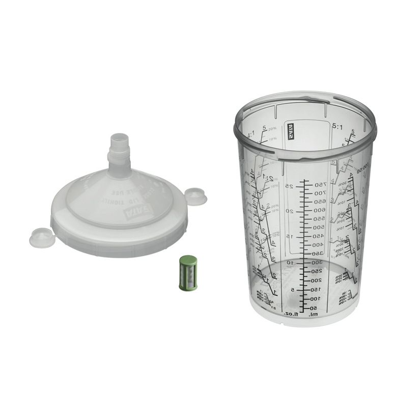 SATA 1202267 RPS 0.9 L Disposable Cup for Spray Gun Systems