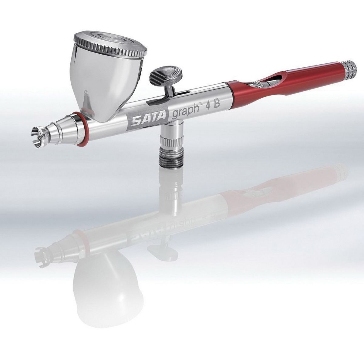 SATA S004B Gravity Feed Airbrush 0.4 mm with Super Grip Trigger, 2.5 mL Gravity Cup